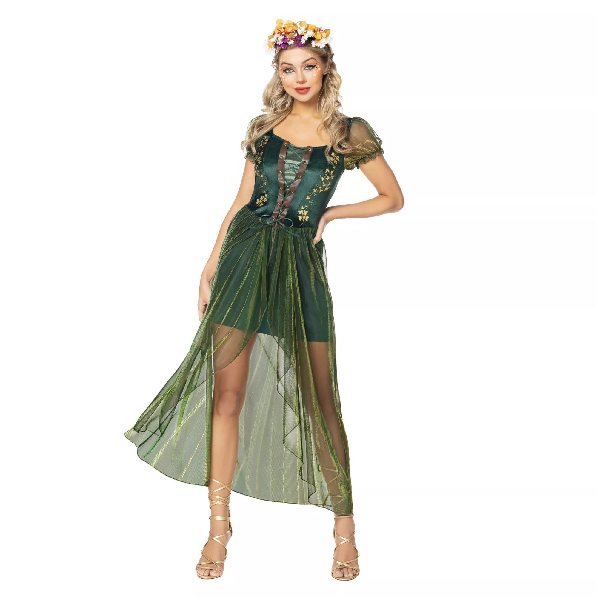 Adult Queen of the Forest Costume at Spirit Halloween