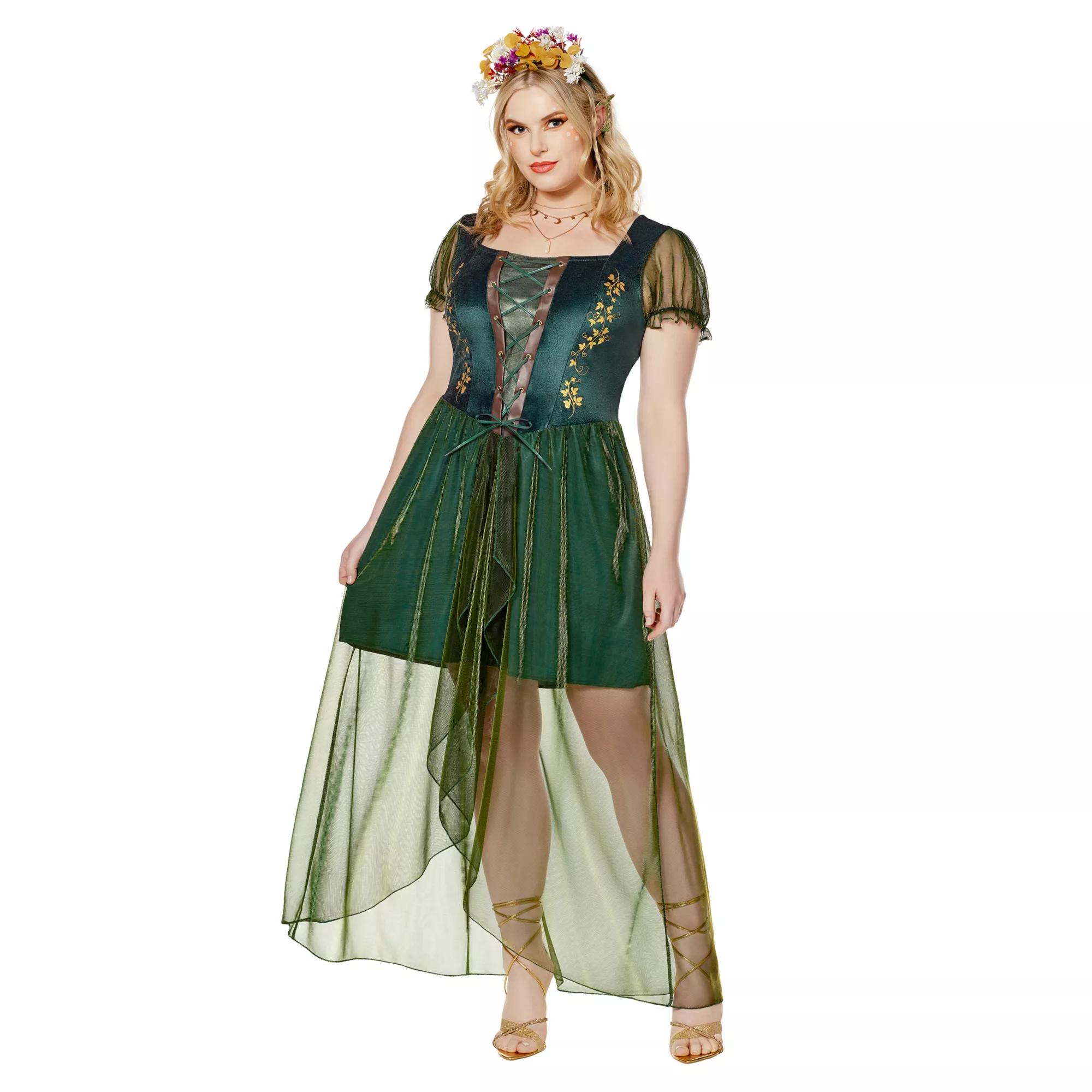 Adult Queen of the Forest Costume at Spirit Halloween