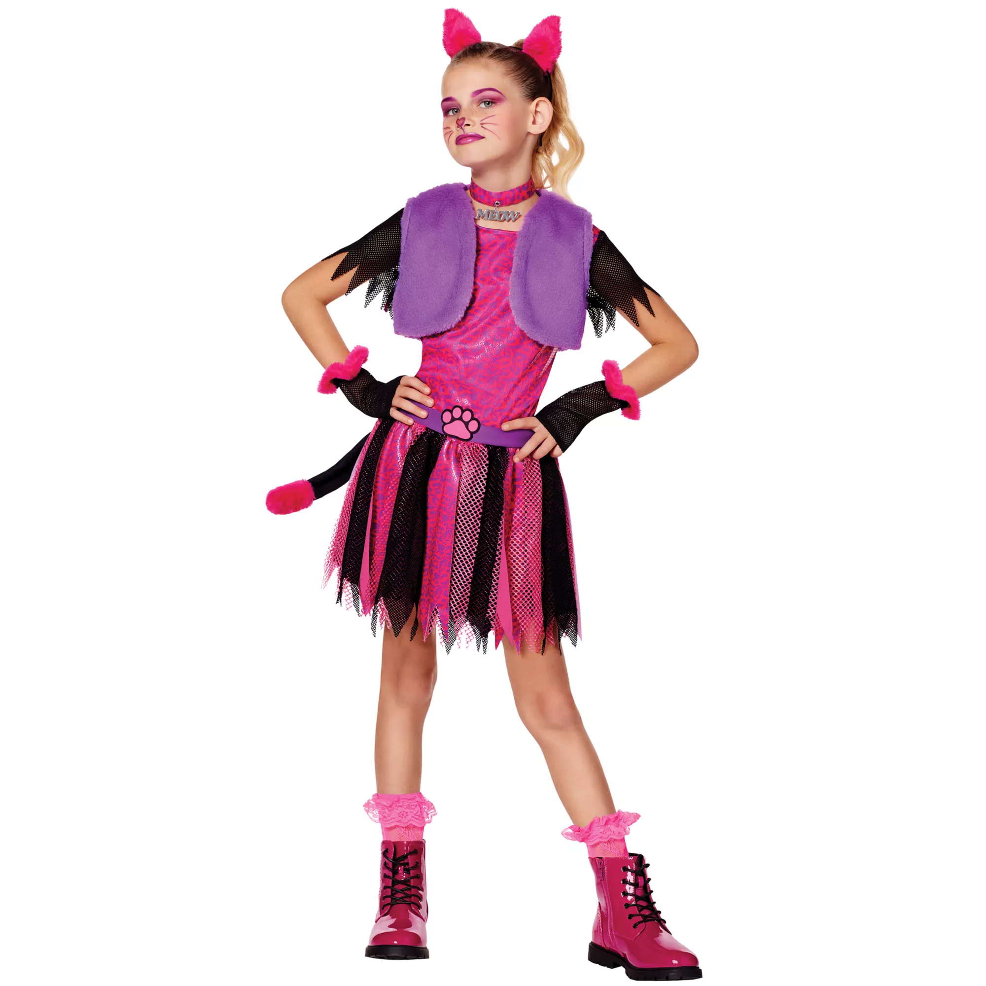 Kids Chic Cat Costume at Spirit Halloween