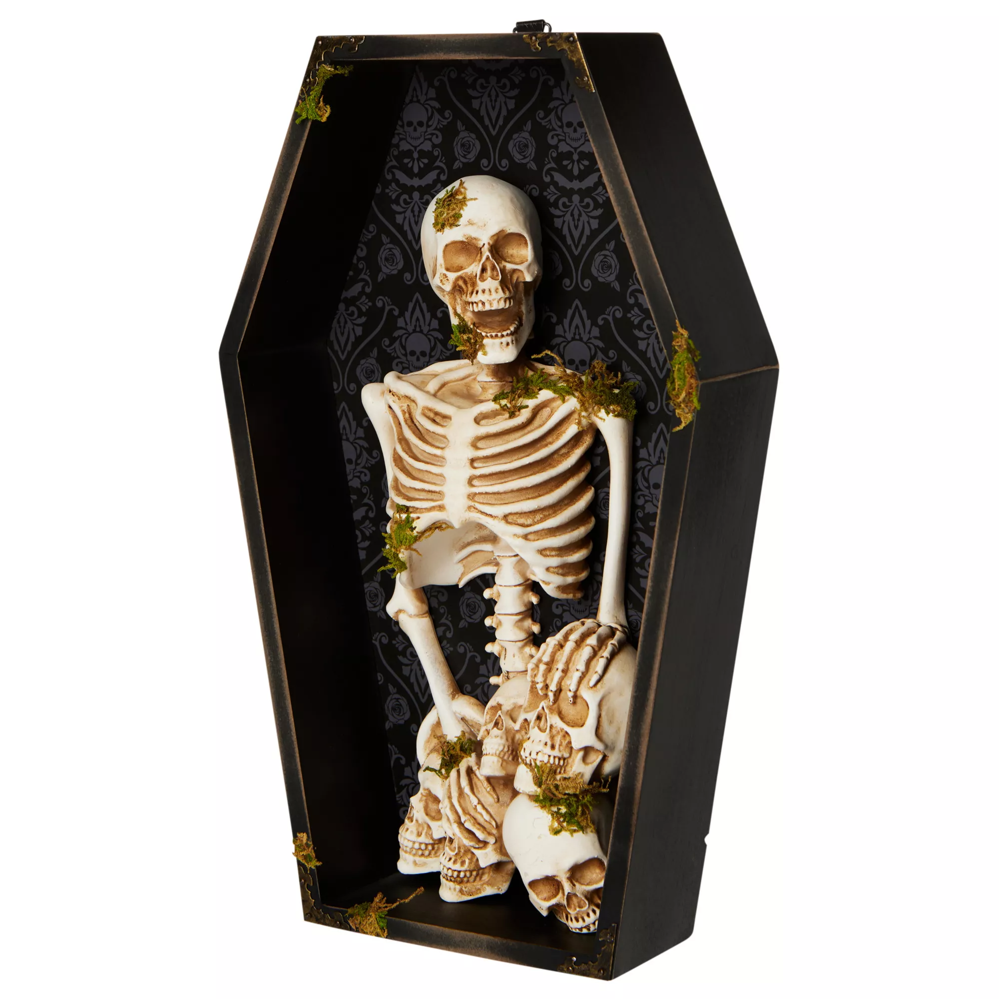 Gothic Noir Skeleton Coffin Sign at Spencer's