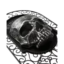 Gothic Noir Memento Mori Skull Sign at Spirit Halloween