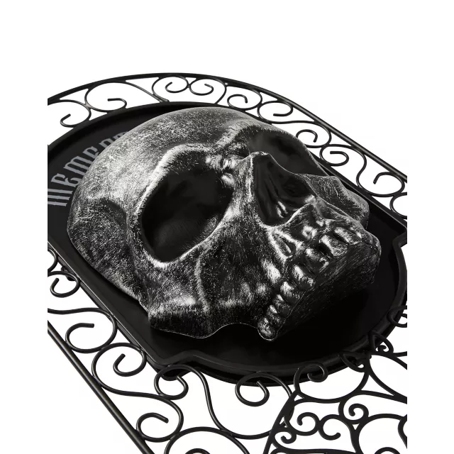 Gothic Noir Memento Mori Skull Sign at Spirit Halloween