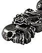Rose and Skull Hanging Sign