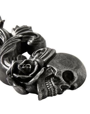 Rose and Skull Hanging Sign