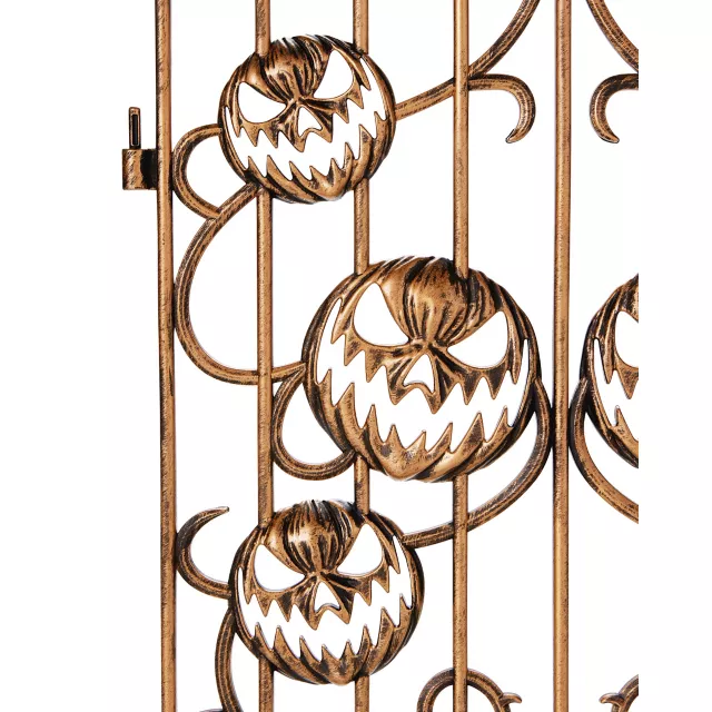 3 Ft Pumpkin Swirl Fence at Spirit Halloween