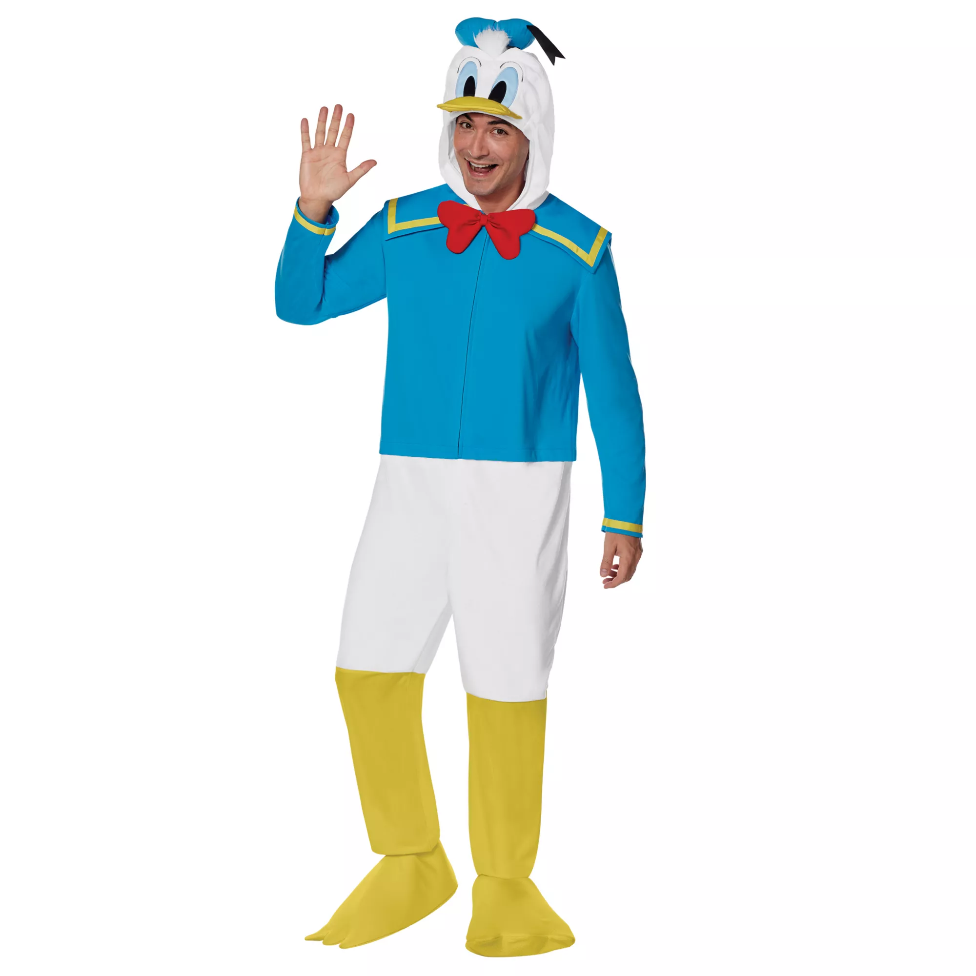 Adult Donald Duck Jumpsuit Costume - Mickey and Friends at Spirit Halloween