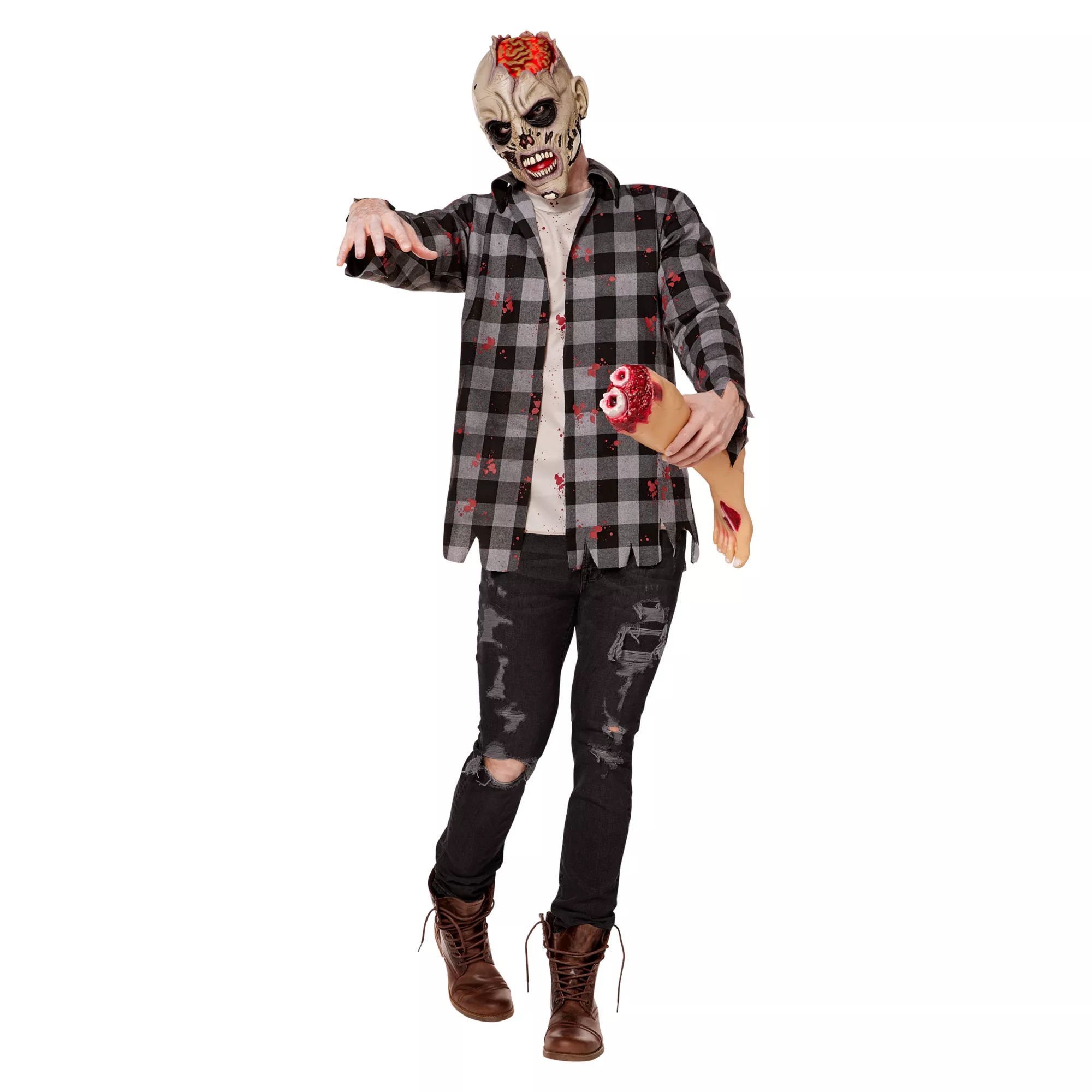 Adult Light-Up Undead Zombie Costume at Spirit Halloween