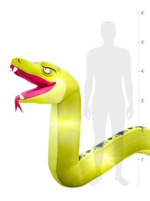 20 Ft. Light-Up Snake Inflatable Decoration