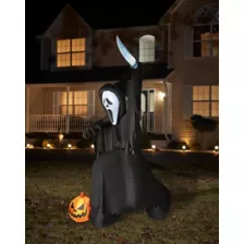 12 Ft. Ghostface Light-Up Inflatable Decoration at Spirit Halloween