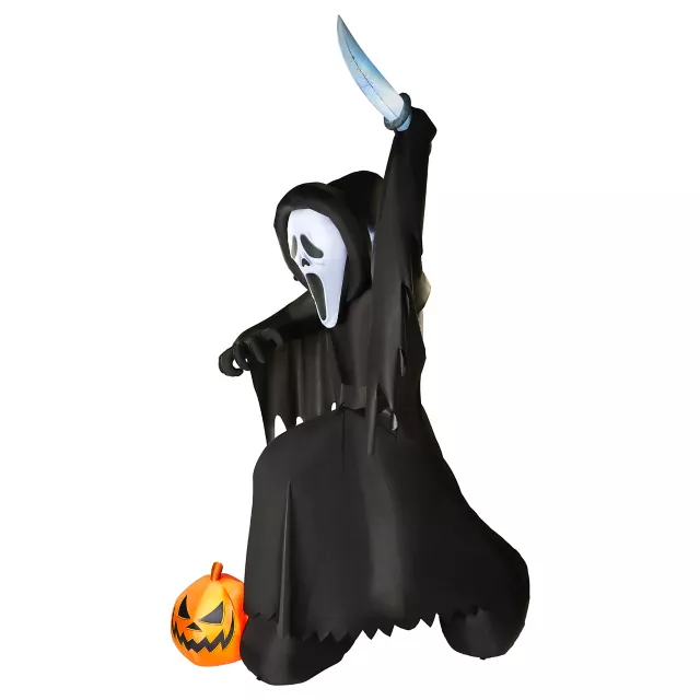 12 Ft. Ghostface Light-Up Inflatable Decoration at Spirit Halloween