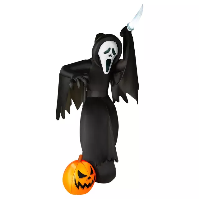 12 Ft. Ghostface Light-Up Inflatable Decoration at Spirit Halloween