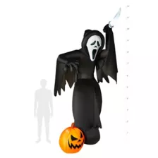 12 Ft. Ghostface Light-Up Inflatable Decoration at Spirit Halloween