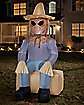 4 Ft Light-Up Scarecrow Inflatable Decoration