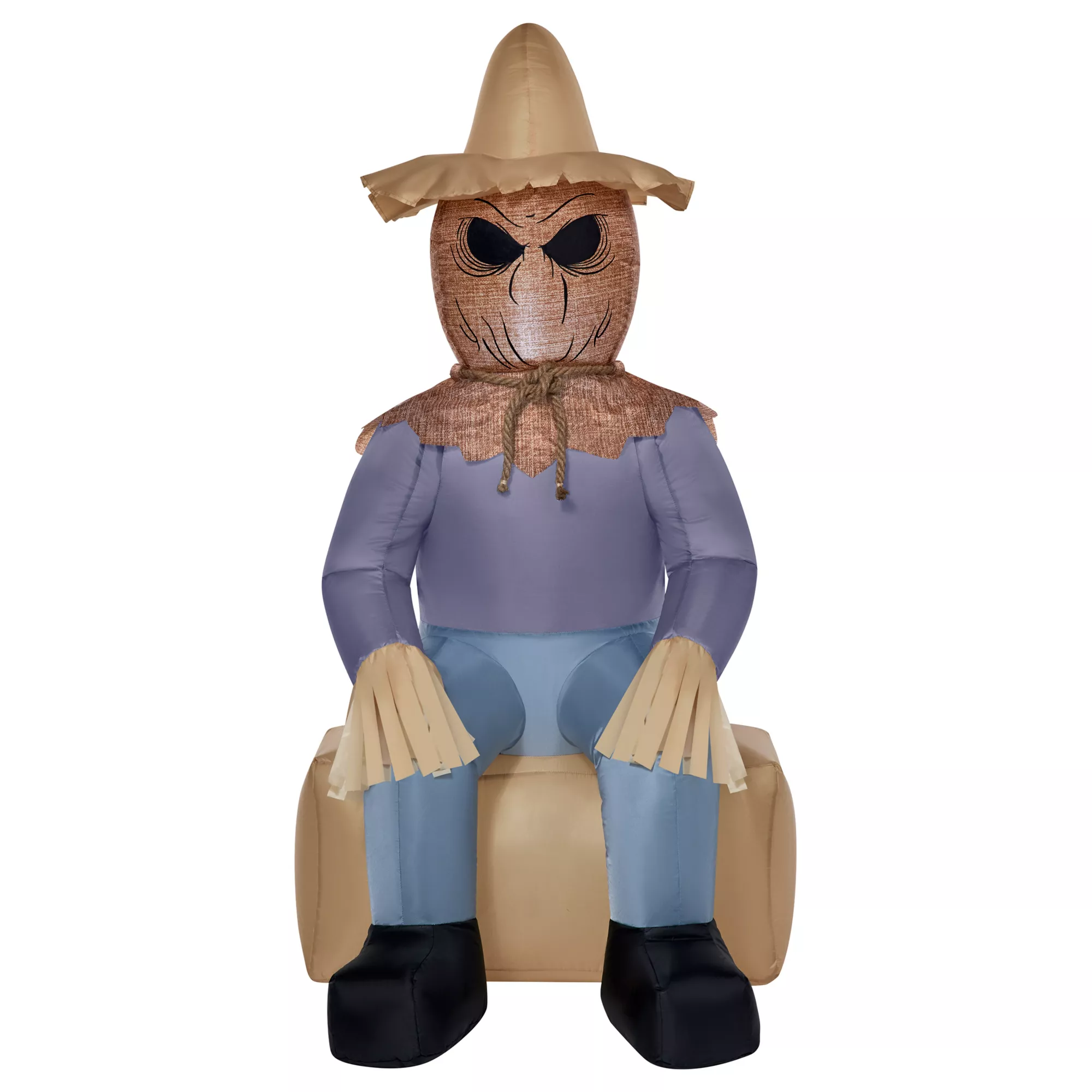 4 Ft Light-Up Scarecrow Inflatable Decoration at Spirit Halloween