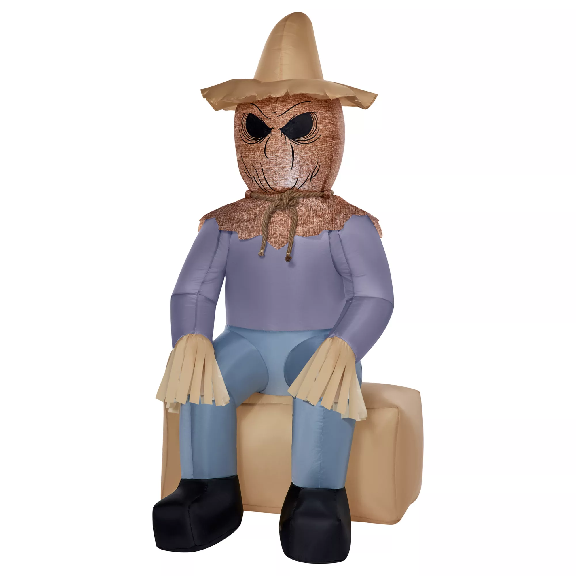 4 Ft Light-Up Scarecrow Inflatable Decoration at Spirit Halloween
