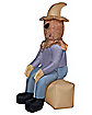 4 Ft Light-Up Scarecrow Inflatable Decoration