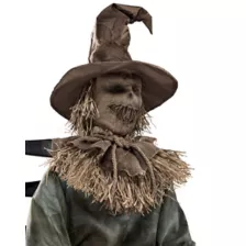 4 Ft 6 In Scary Sitting Scarecrow Animatronic at Spencer's