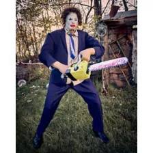 6 Ft Leatherface: Pretty Woman Mask Animatronic - The Texas Chainsaw Massacre at Spirit Halloween