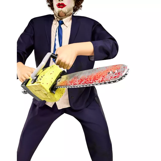 6 Ft Leatherface: Pretty Woman Mask Animatronic - The Texas Chainsaw Massacre at Spirit Halloween