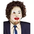 6 Ft Leatherface: Pretty Woman Mask Animatronic - The Texas Chainsaw Massacre at Spirit Halloween