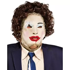 6 Ft Leatherface: Pretty Woman Mask Animatronic - The Texas Chainsaw Massacre at Spirit Halloween