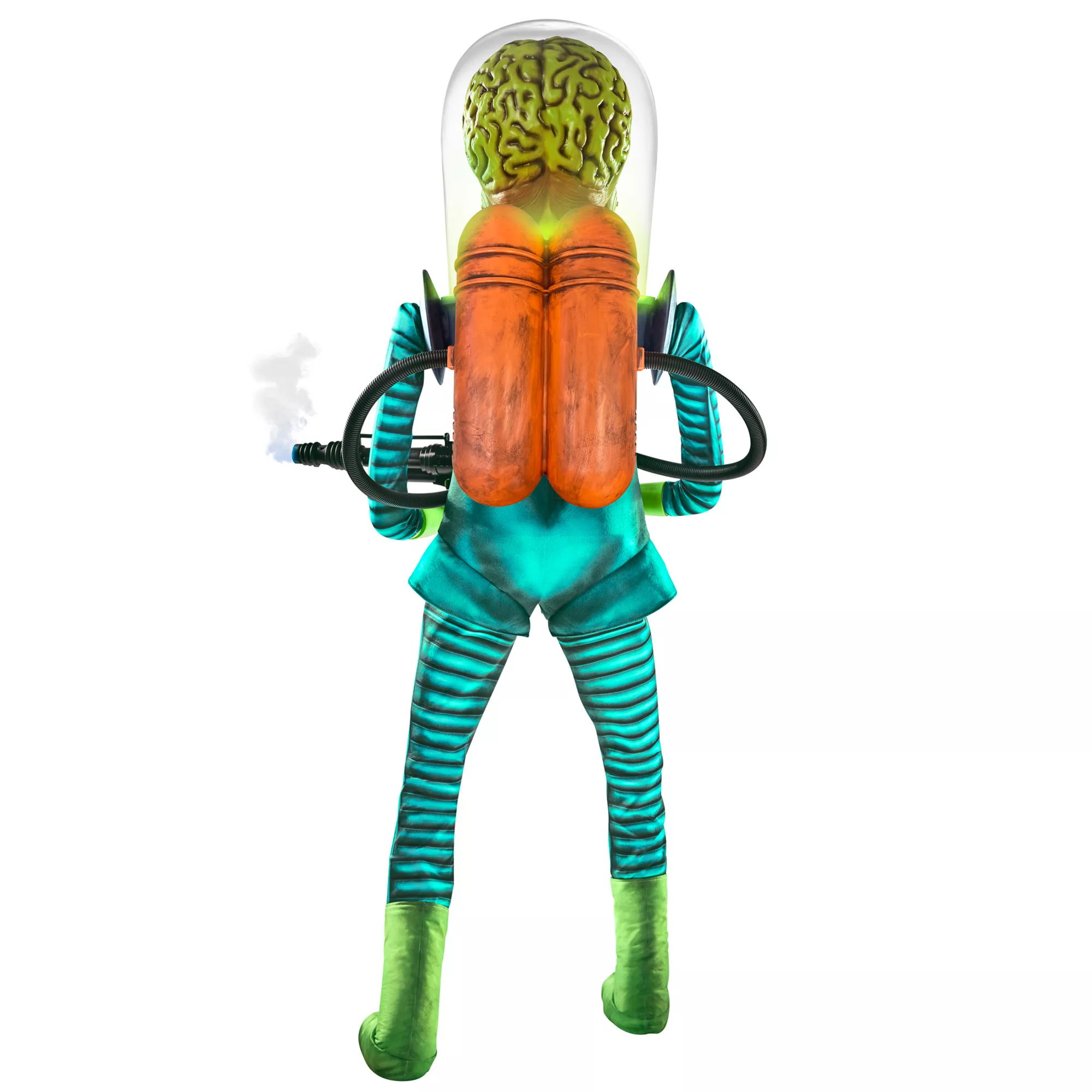 6 Ft 6 In Martian Warrior Animatronic  - Mars Attacks at Spencer's