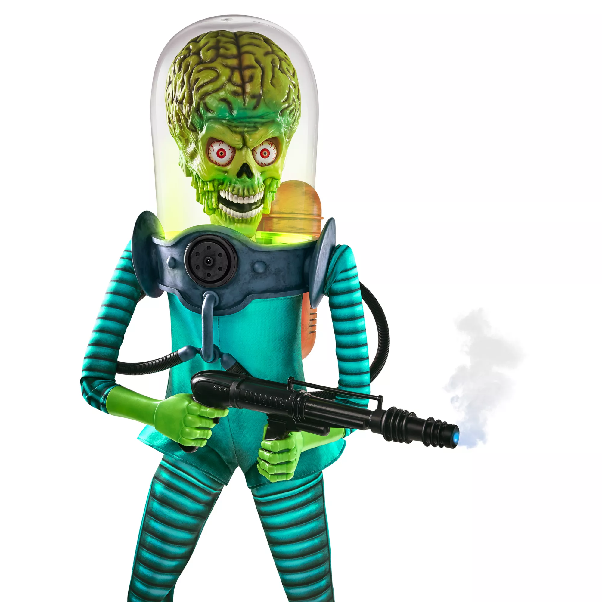 6 Ft 6 In Martian Warrior Animatronic  - Mars Attacks at Spencer's