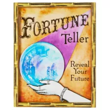 Fortune Teller Sign at Spirit Halloween