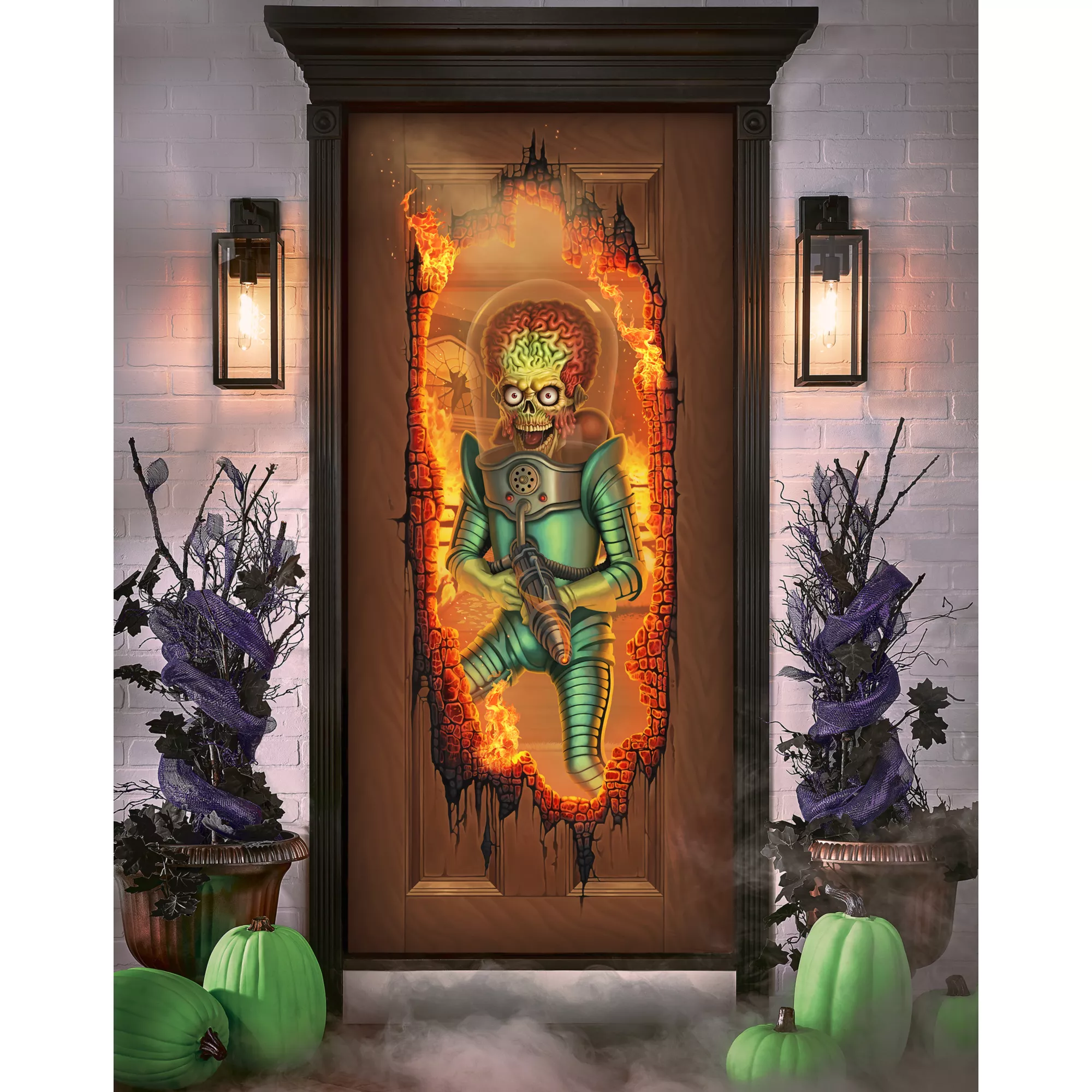 Martian Door Cover - Mars Attacks at Spirit Halloween