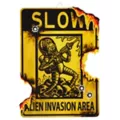 Alien Invasion Area Sign - Mars Attacks at Spirit Halloween