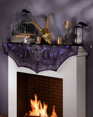 Halloween hotsell mantel skirt