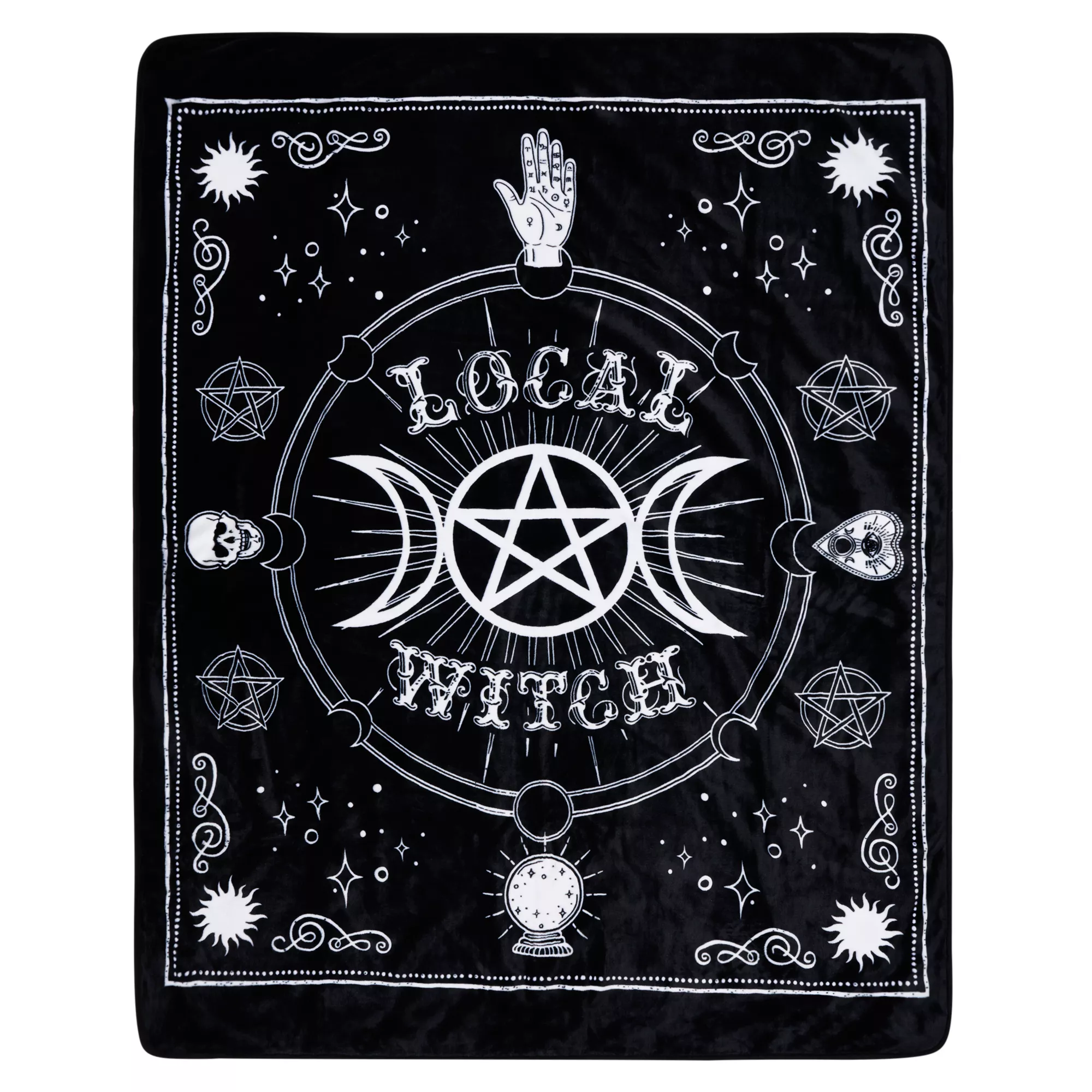 Mystical Arts Witch Fleece Blanket at Spencer's