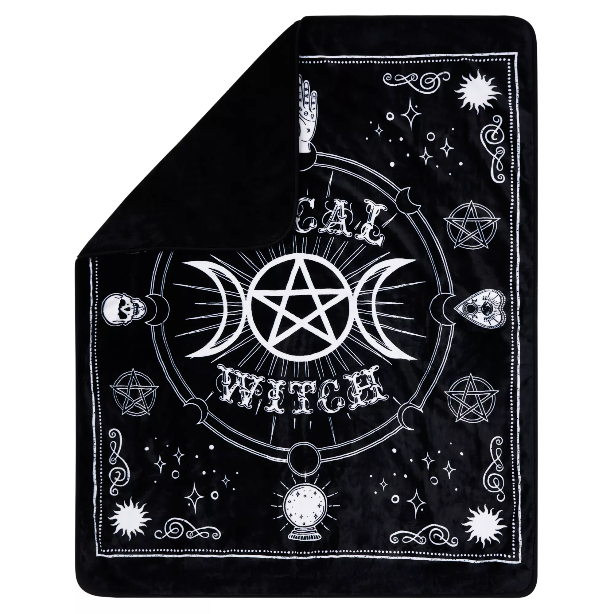 Mystical Arts Witch Fleece Blanket at Spencer's