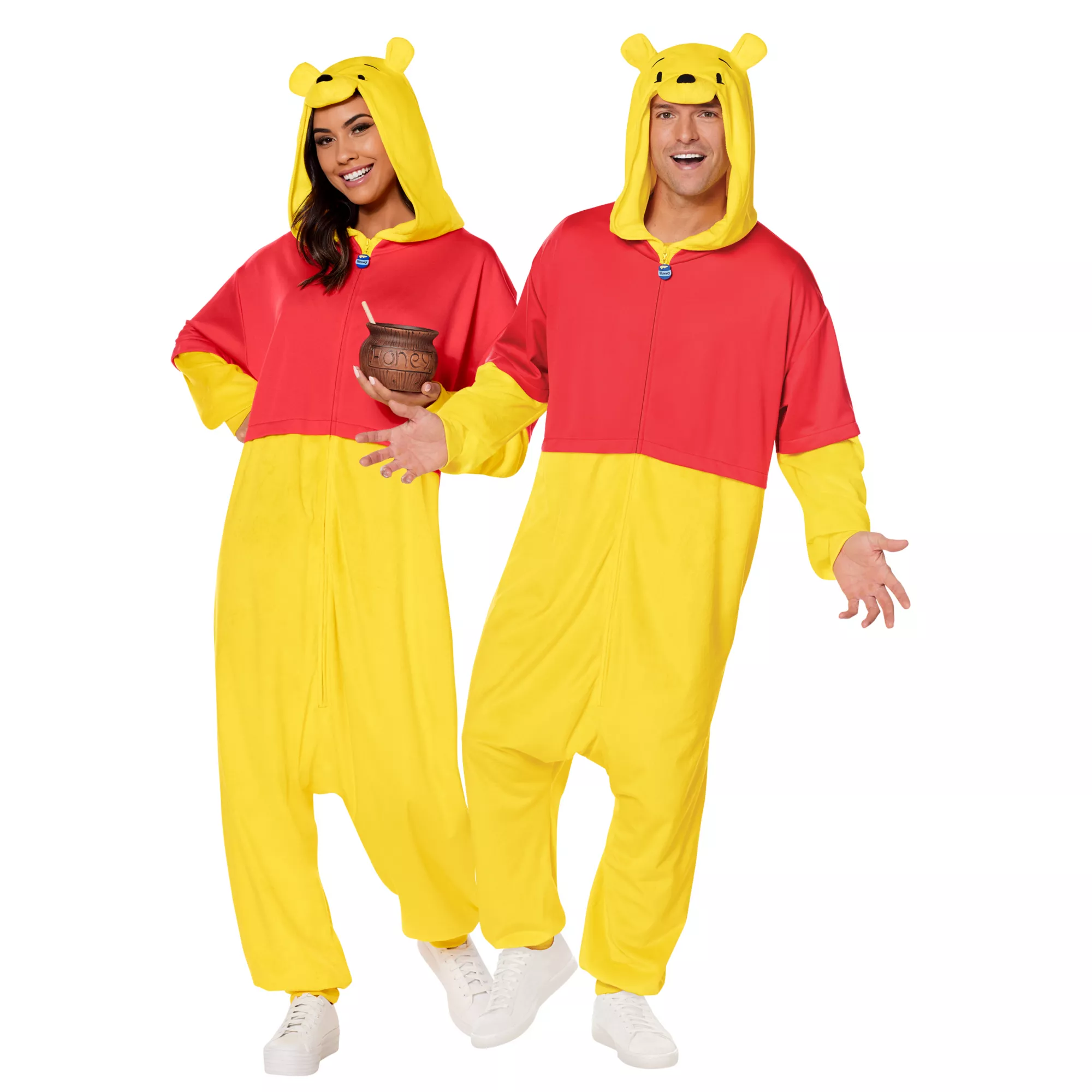 Adult Pooh Jumpsuit Costume - Winnie the Pooh at Spirit Halloween