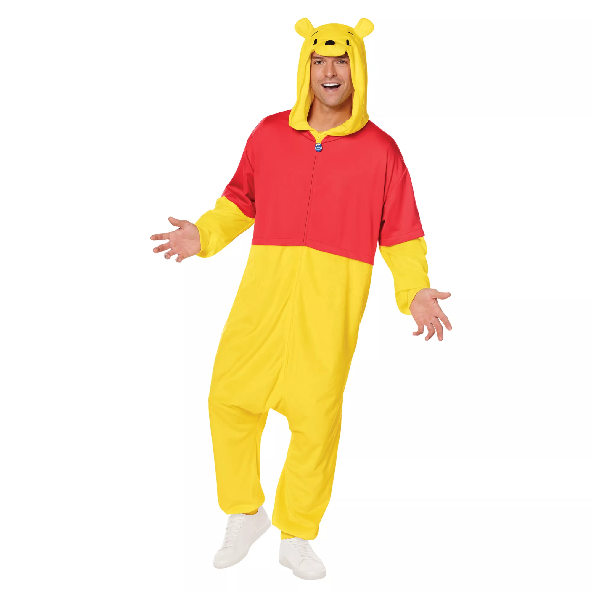 Adult Pooh Jumpsuit Costume - Winnie the Pooh at Spirit Halloween