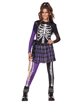 Kids Punk Skeleton Costume