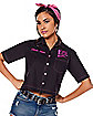Adult Girls On Top Roofing Work Shirt