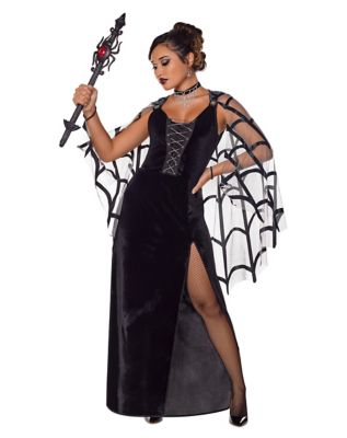 Vampire Corset Red Black Gothic Vampiress Fancy Dress Halloween Adult  Costume