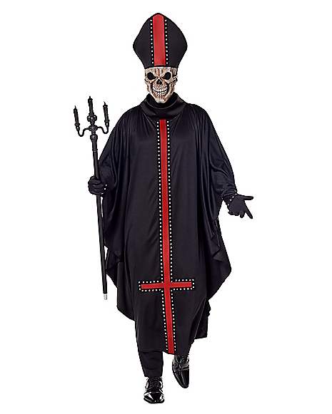 Adult Skeleton Bishop Costume - Spirithalloween.com