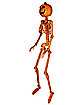 3 Ft Rotten Pumpkin Skeleton Hanging Prop