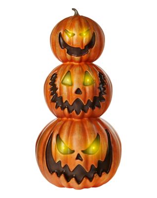 Light Up Pumpkin Stack
 2 4 Ft Light Up Pumpkin Stack Decoration Spirithalloween