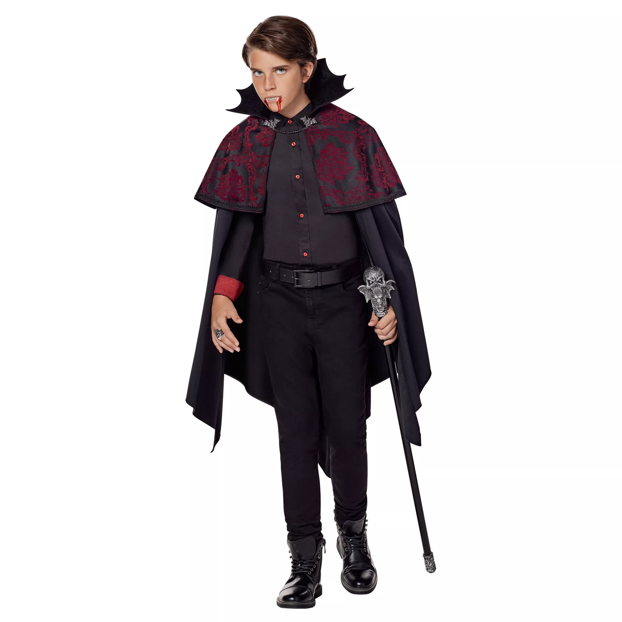 Kids Deluxe Vampire Cape at Spirit Halloween