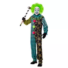Adult Neon Clown Costume at Spencer's