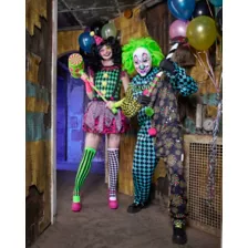 Adult Neon Clown Costume at Spencer's