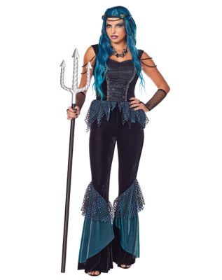 Adult Dark Mermaid Siren Costume 