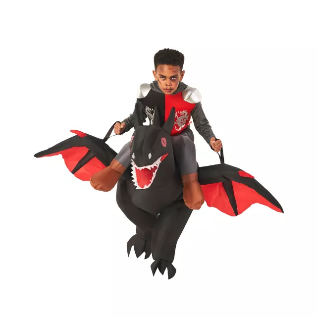 Majestic Red Dragon Kids Costume Majestic Red Dragon Kids Costume