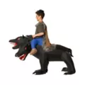Kids Inflatable Ride-Along 3-Headed Dog Costume at Spirit Halloween