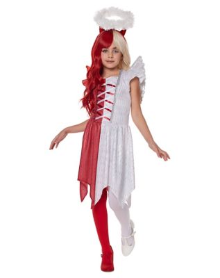 Kids Half Angel & Devil Costume - Spirithalloween.com