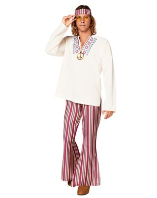 Adult Free Love Hippie Costume 