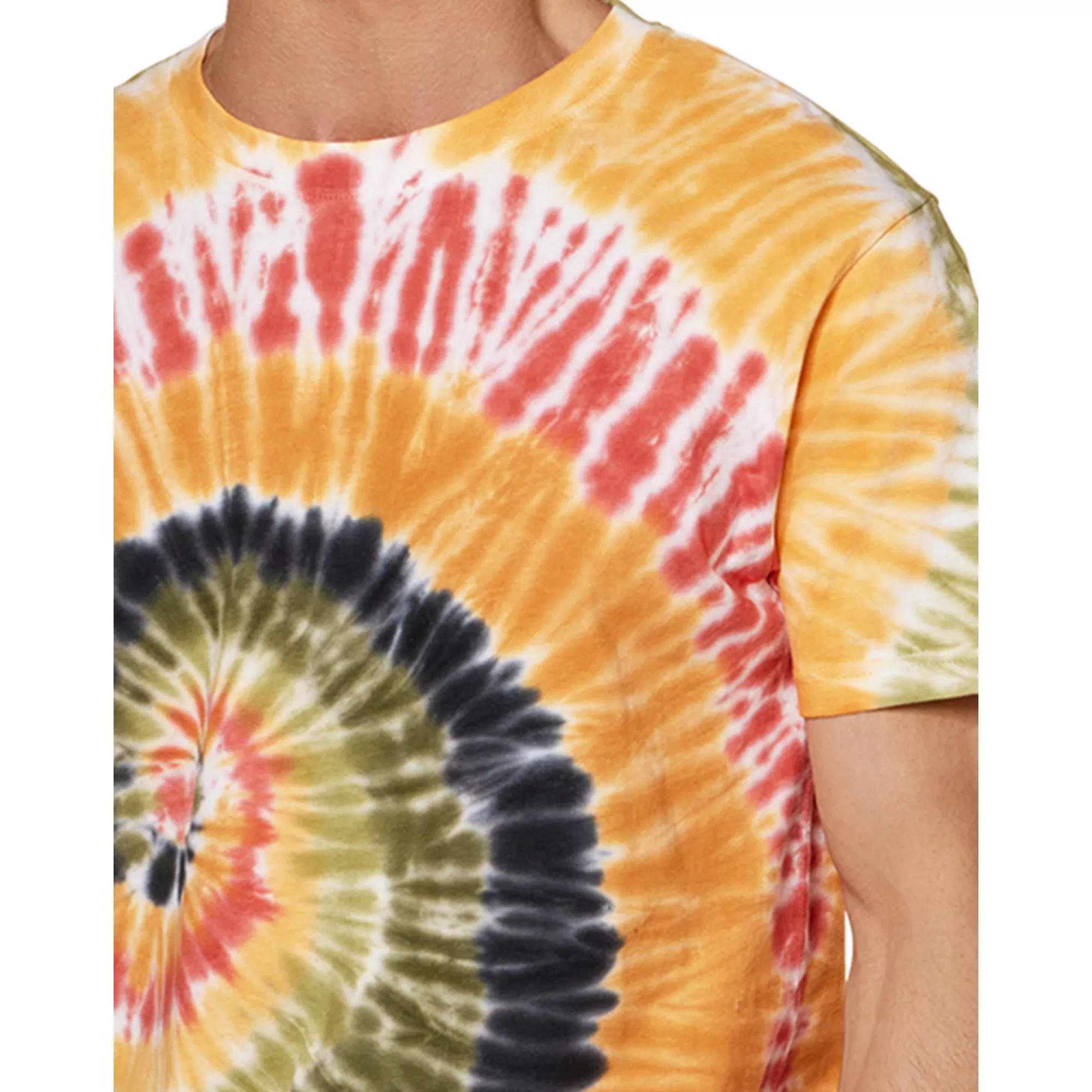 Orange and Green Tie-Dye T Shirt at Spirit Halloween